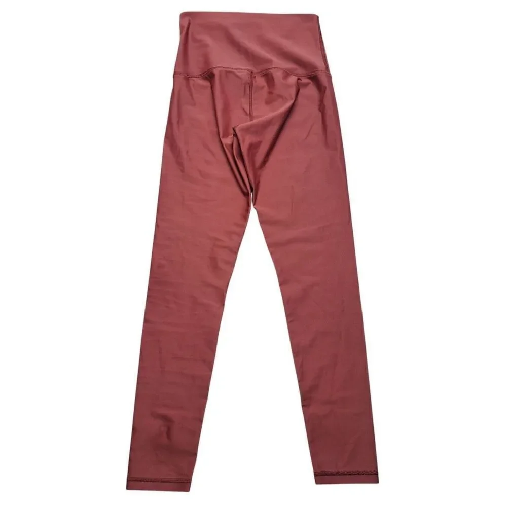 Offline by Aerie Women's Legging M 7/8 Burgundy High Rise Short Inseam - Picture 2 of 9